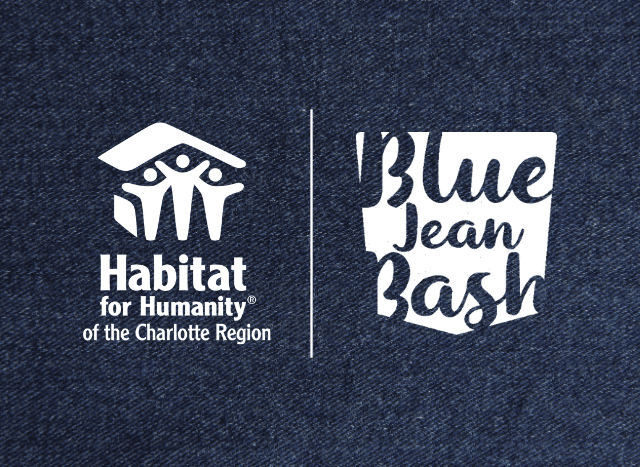 Habitat Charlotte Region Blue Jean Bash event logo